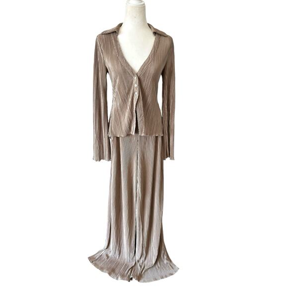 Song of Style Mara Top & Lucinda Pants Set XS Minimalist Party Avant Garde - Picture 2 of 16